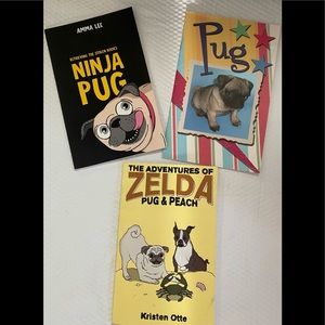 Pug books gift collector dog